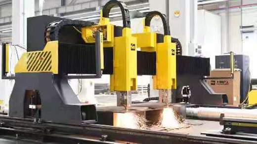 亚美AM8AG双头龙门激光切割机