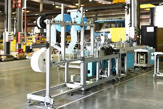 亚美AM8AG全自动一拖二平面口罩机