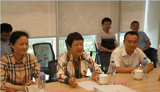 上海市青浦戋戋委书记赵惠琴带队莅临亚美AM8AG调研