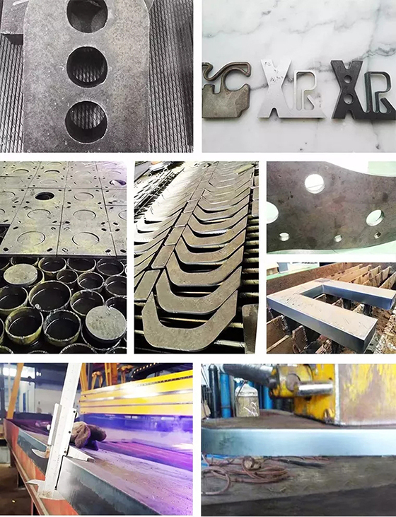 亚美AM8AG数控细腻等离子切割装备切割效果图